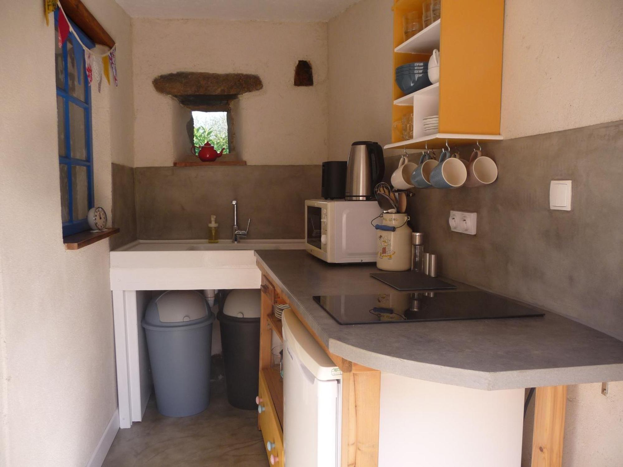 Bretagne Chambre D'Hotes Suite 53M2 Et Caravane Vintage Avec Cuisine Et Salle De Bains Privees Brittany B&B 53M2 Suite And Vintage Caravan Glamping With Private Kitchen And Bathroom Pleumeur-Gautier Екстер'єр фото